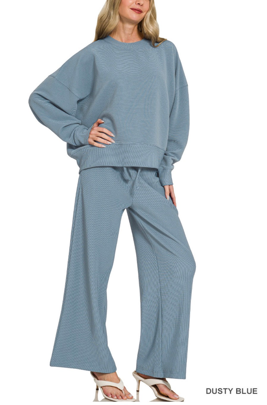 Ribbed Two Piece Set