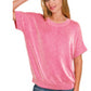 Round Neck Stripe Top