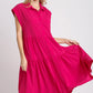 Hot Pink Pocket Dress