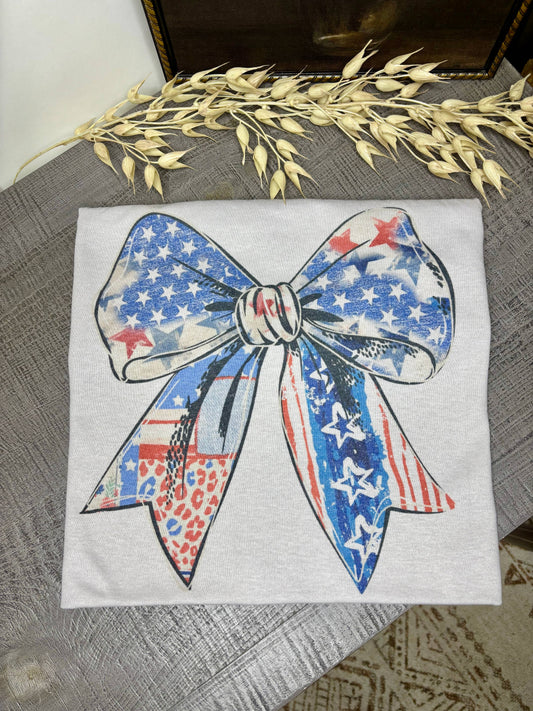 Patriotic Bow (Sublimation T-Shirt)