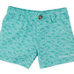 Boys Teal Fish Shorts