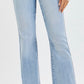 Mid Rise Frayed Hem Detailed Jeans