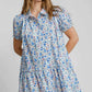 Blue Floral Dress