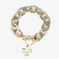 Gold & Silver Thick Bracelet