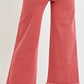 Brick High Rise Tummy Control Crop Wide Leg Jeans
