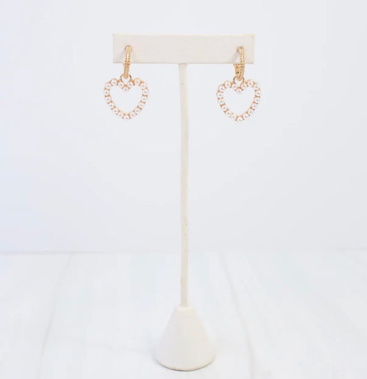 Heart Dangle Earrings