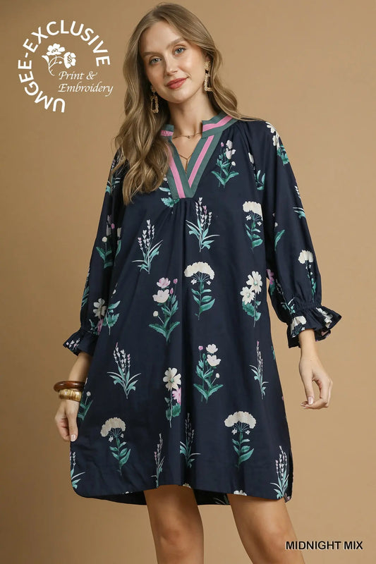 Midnight Navy Tunic Dress