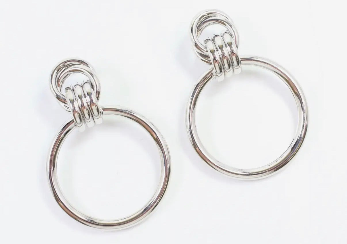Silver Drop Earrings