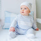 Baby Boy's Smocked Argyle Bib