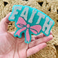 Faith with Bow Car Freshie 