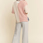 PLUS CASUAL PULLOVER SHORT SLEEVE KNIT TOP