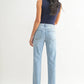 Light Denim Clean Stretch Straight Leg