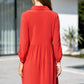 Collared Shirt Dress w/ Pockets