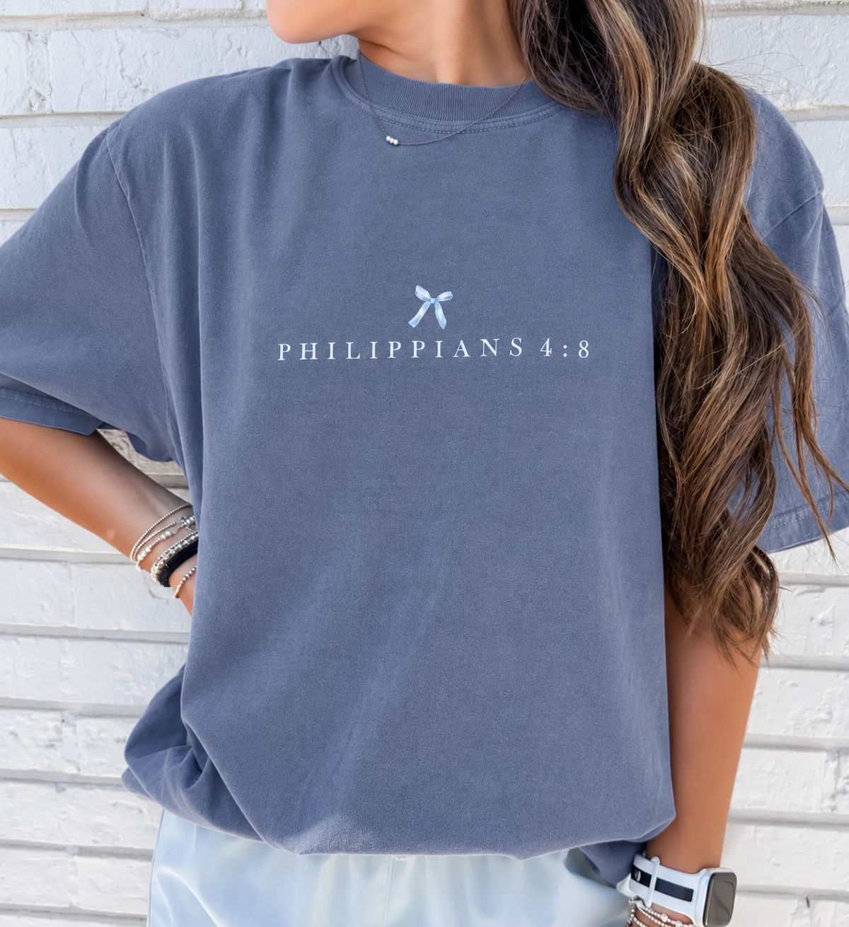 Philippians 4:8 Graphic T-shirt
