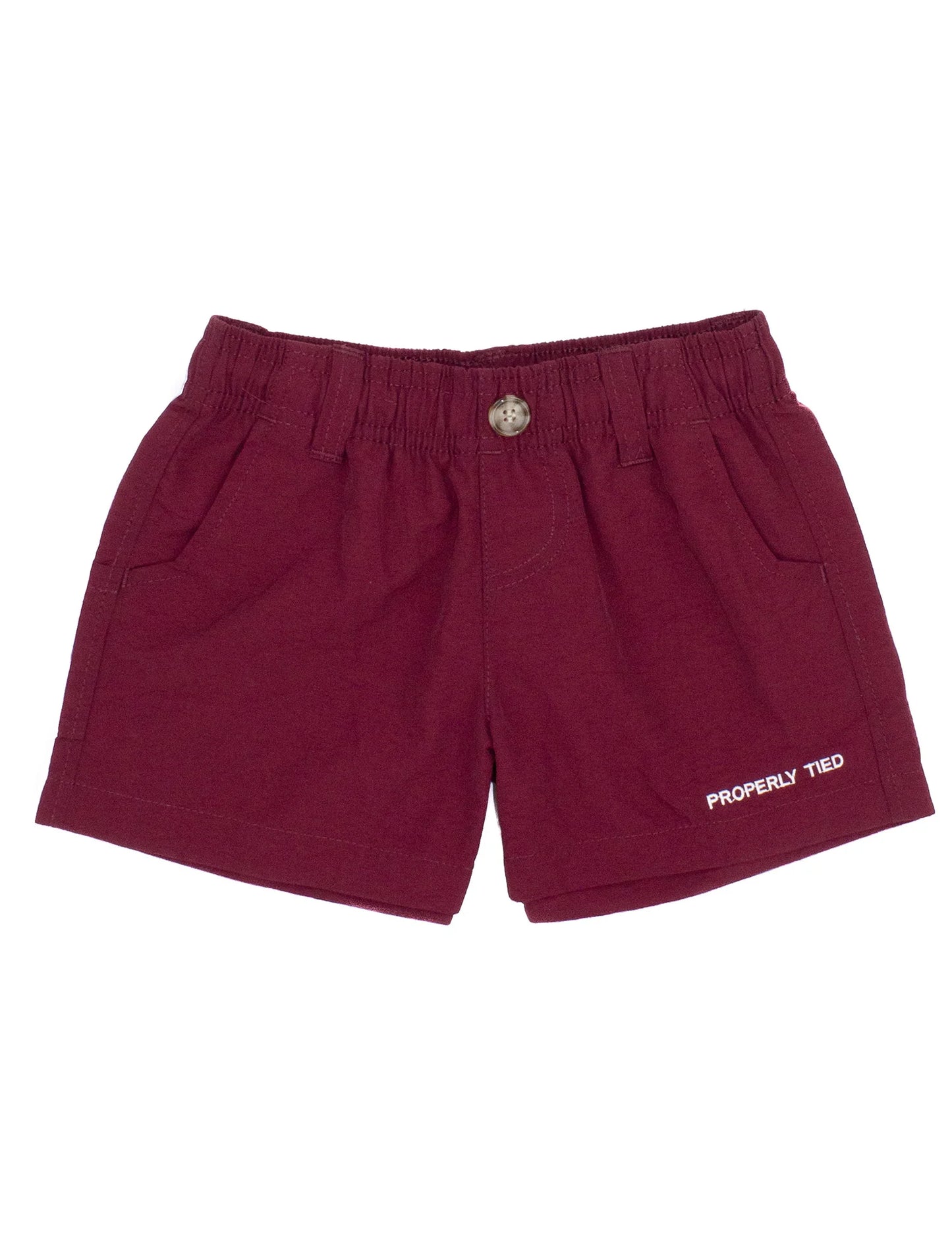 Boys Mallard Shorts Maroon