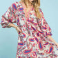 Pink Boho Tunic Dress
