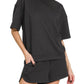 Black Shorts Set
