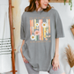 The Joy of the Lord is my Strength Floral Comfort Colors Tee
