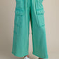 Washed Terry Cargo Pants