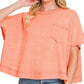 Acid Wash Pocket Top