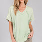 MINERAL WASH VINTAGE SEAM TEE