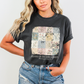 Rejoice In The Lord Always Vintage Floral Comfort Colors Tee