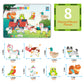 PicassoTiles 8pc Farm Animal Magnetic Action Figures