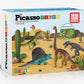 Dinosaur action figures toy set
