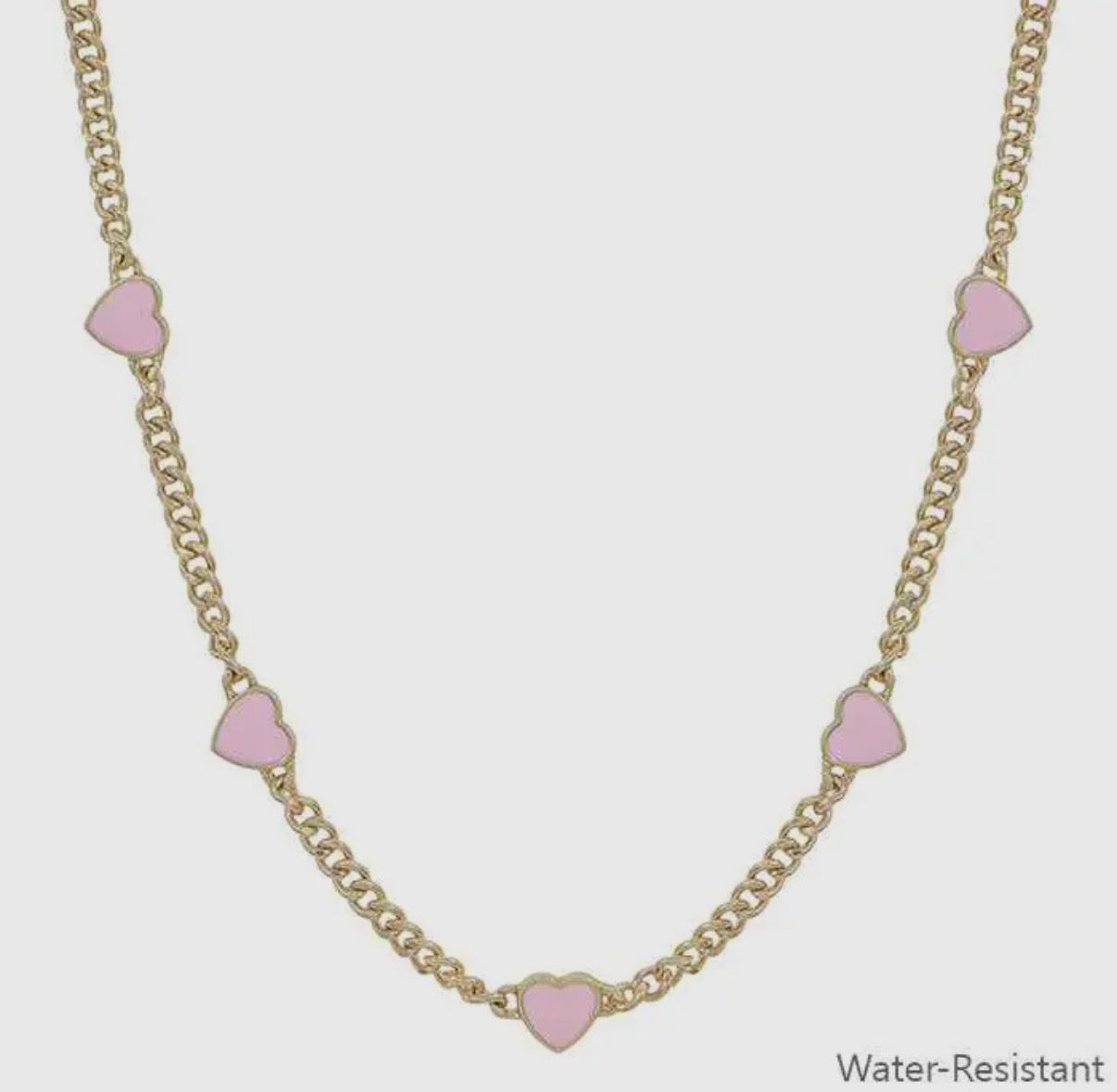 Pink Heart Necklace