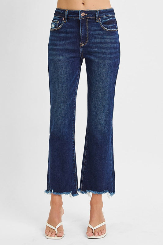 Dark High Rise Slim Jeans