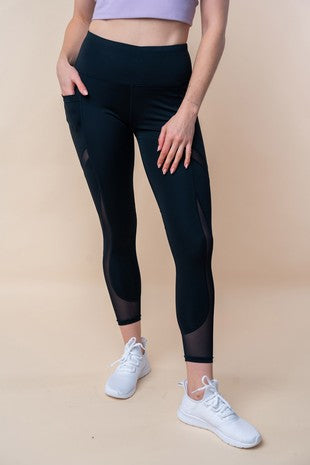 High Waisted Knit Leggings