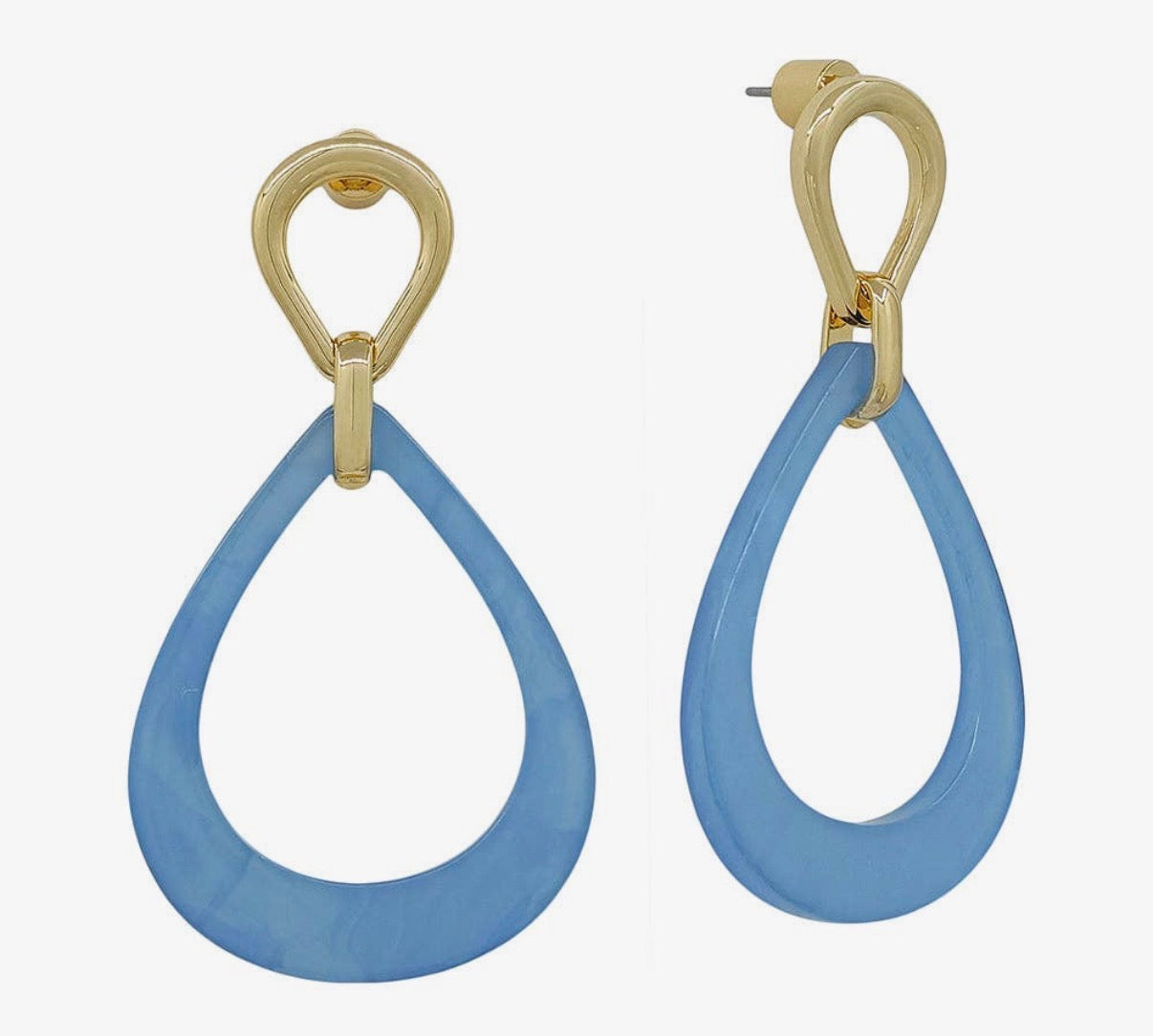 Open Teardrop Earrings