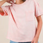 Peach Mineral Washed Tee