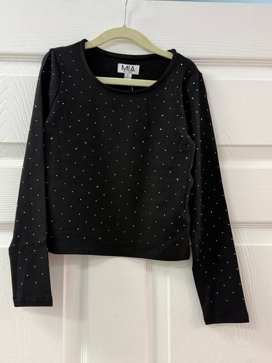 Kids Black Glam Top