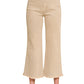 Acid Wash High Waisted Frayed Hem Jeans
