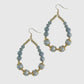 Grey Beaded Earrings