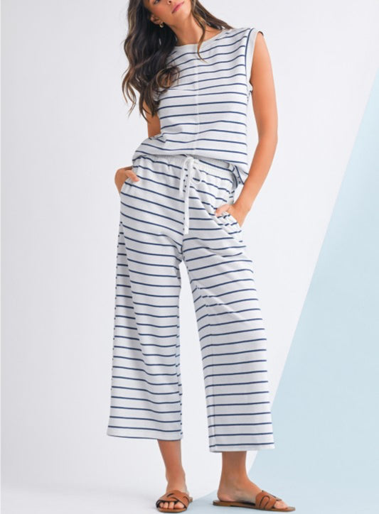 Blue Striped Set