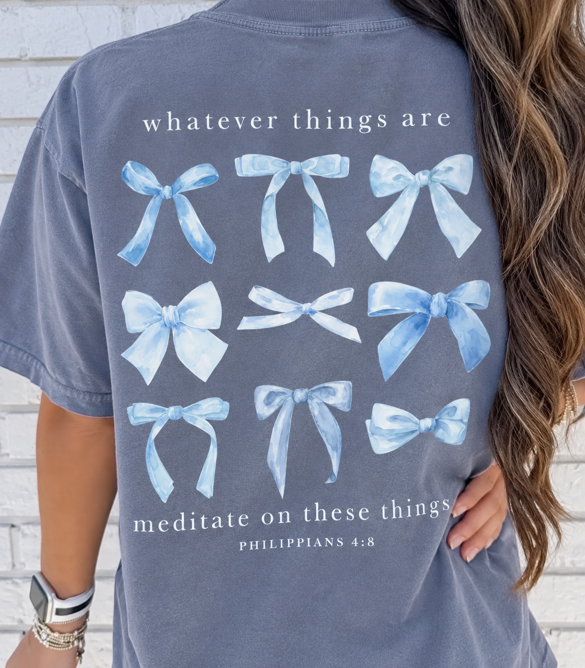Philippians 4:8 Graphic T-shirt