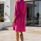 Collared Shirt Dress w/ Pockets
