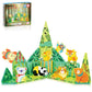 PicassoTiles 26 Piece Forest Animal Magnet Tile Set