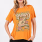 Raised On Country Music Graphic Rayon Top