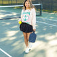 Black Pleated Skort With Pocket