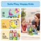 PicassoTiles 38pc Dinosaur Theme Magnetic Tile Building Set