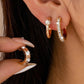 Crystal Hoop Earrings
