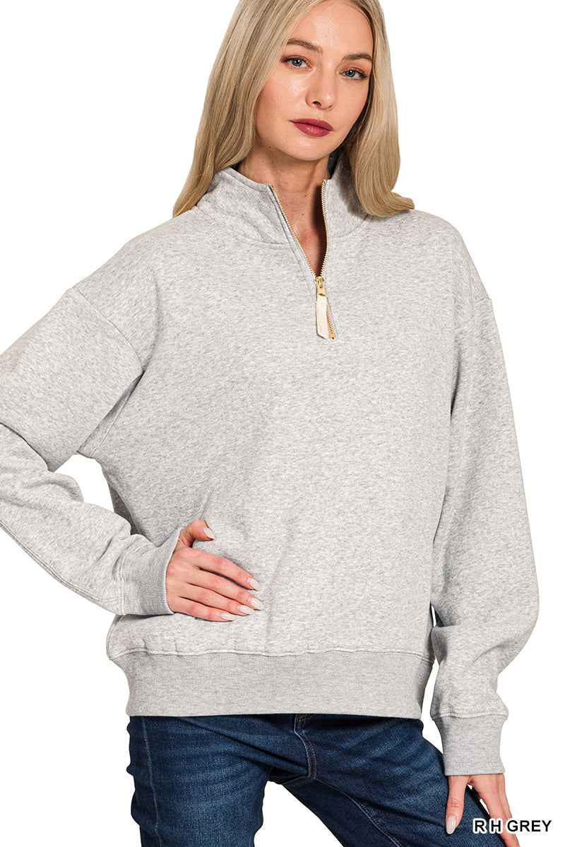Quarter Zip Fleece Pullover