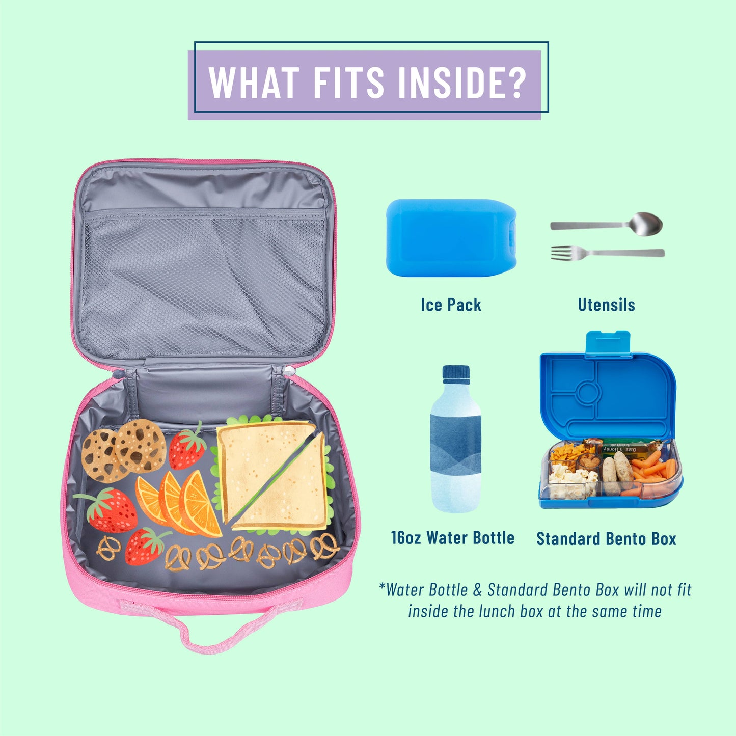 Flamingo Pink Lunch Box