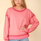 Pink Pullover Top