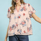 Pink Floral Top