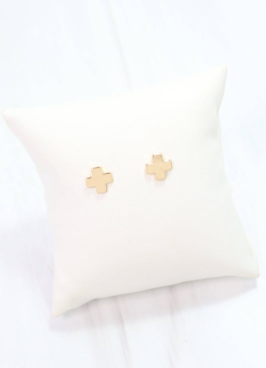 Rawls Cross Earring GOLD