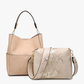 Abby 2-in-1 Bucket Bag w/ Animal Print Guitar Strap